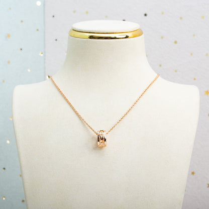 [Kismet Jewels ]PARENTESI NECKLACE PINK GOLD