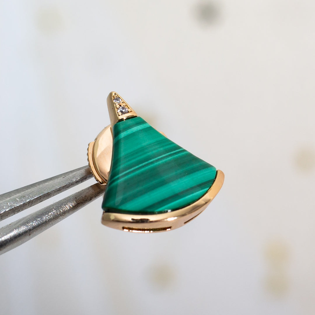 [Kismet Jewels ]DIVAS DREAM EARRINGS PINK GOLD