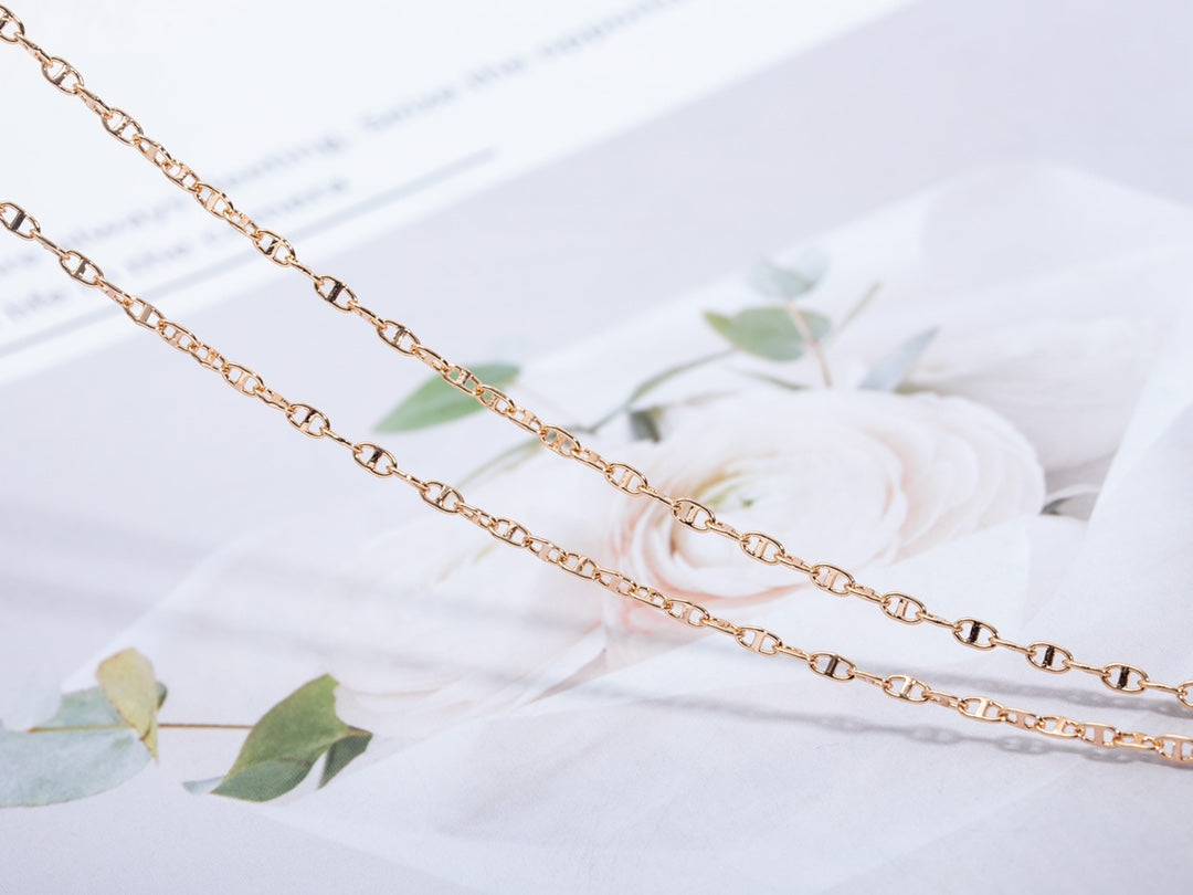 [Kismet Jewels ]ECHAPPEE NECKLACE PINK GOLD