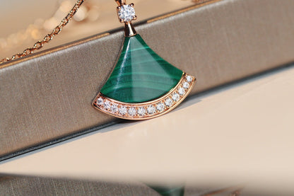 [Kismet Jewels ]DREAM NECKLACE MALACHITE DIAMOND