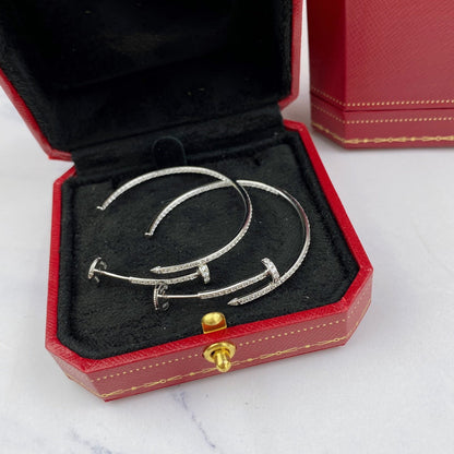 [Kismet Jewels ]JUSTE EARRINGS FULL DIAMONDS 1.8MM