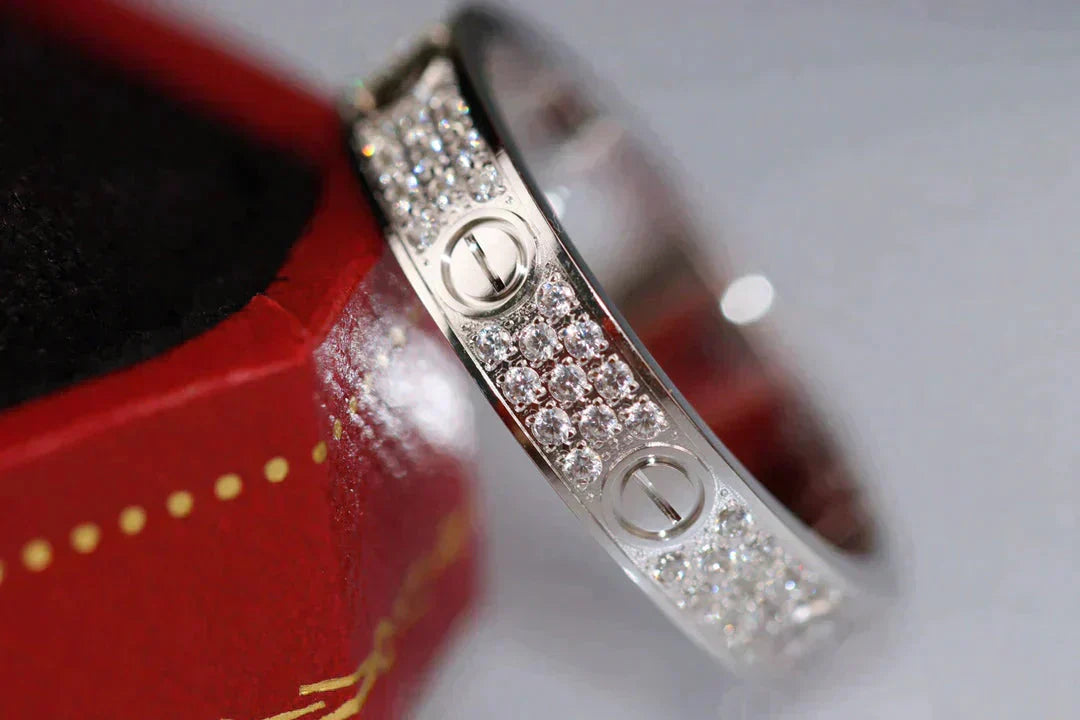 [Kismet Jewels ]LOVE RING 3.6MM DIAMOND PAVED