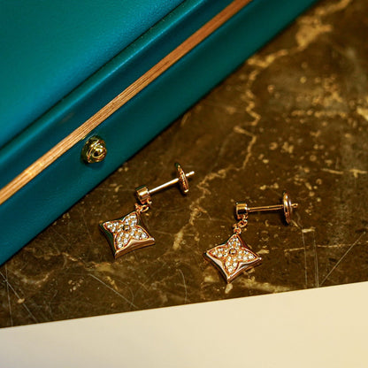 [Kismet Jewels ]STAR DIAMONDS EARRINGS GOLD