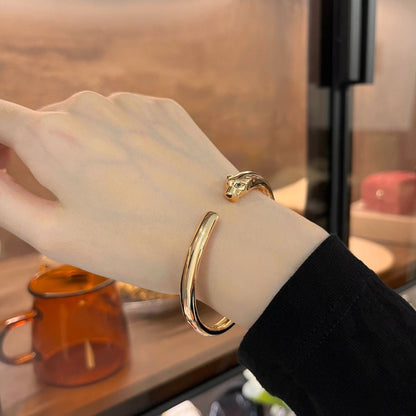 [Kismet Jewels ]PANTHERE GOLD OPEN BRACELET