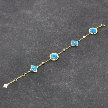 [Kismet Jewels ]STAR AND SUN TURQUOISE 4 MOTIFS 3 DIAMONDS