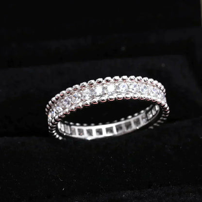 [Kismet Jewels ]PERLEE DIAMOND SILVER RING