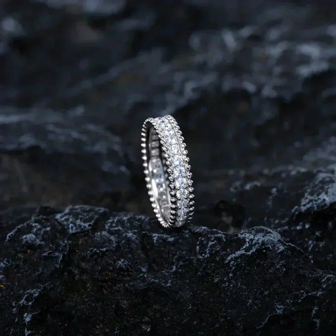[Kismet Jewels ]PERLEE DIAMOND SILVER RING
