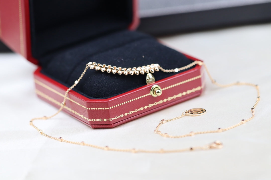 [Kismet Jewels ]CLASH PINK GOLD NECKLACE