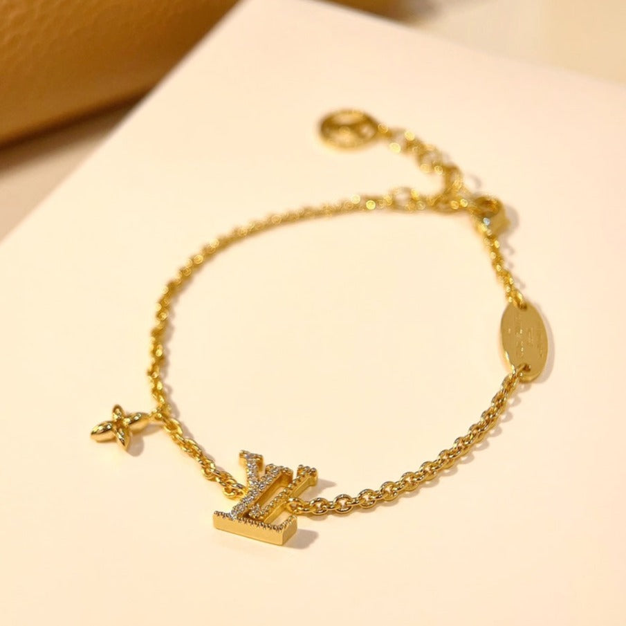 [Kismet Jewels ]LOGO STAR MOTIF GOLD BRACELET