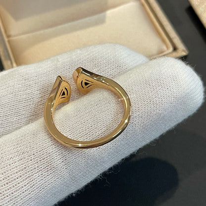 [Kismet Jewels ]DREAM MALACHITE DIAMOND OPEN RING