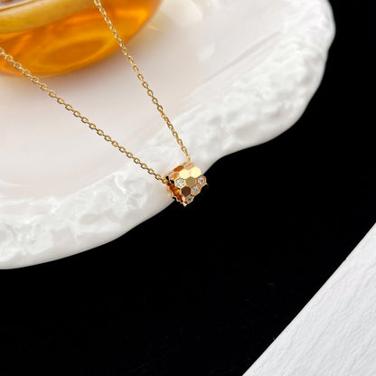 [Kismet Jewels ]BEE MINI PEDANT DIAMOND NECKLACE