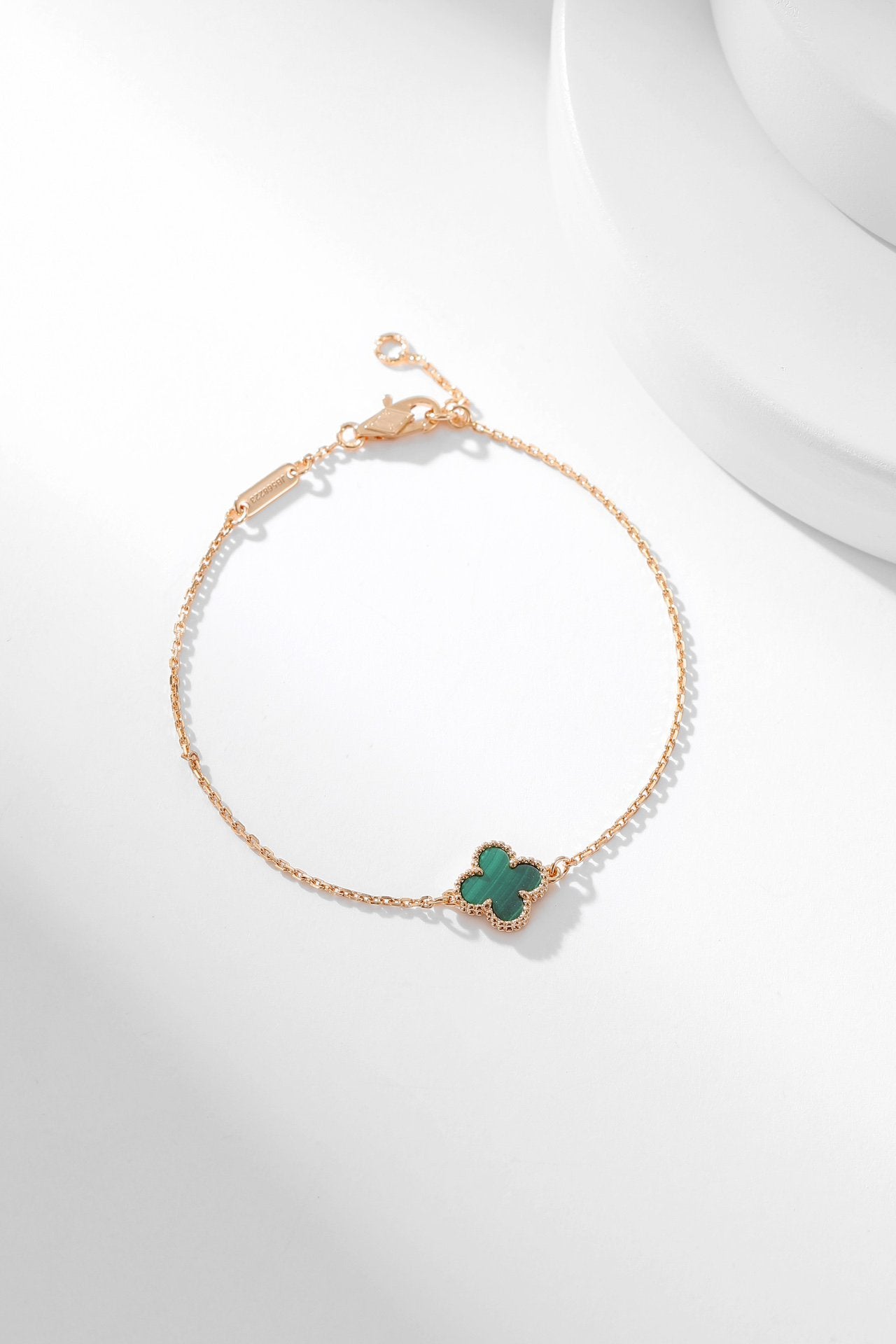 [Kismet Jewels ]CLOVER BRACELET MALACHITE 1 MOTIF