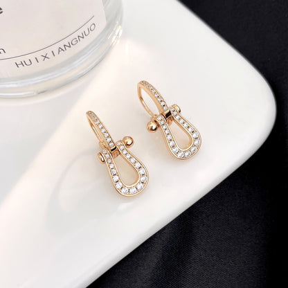 [Kismet Jewels ]FORCE 10 FULL DIAMOND DROP EARRINGS MEDIUM MODEL