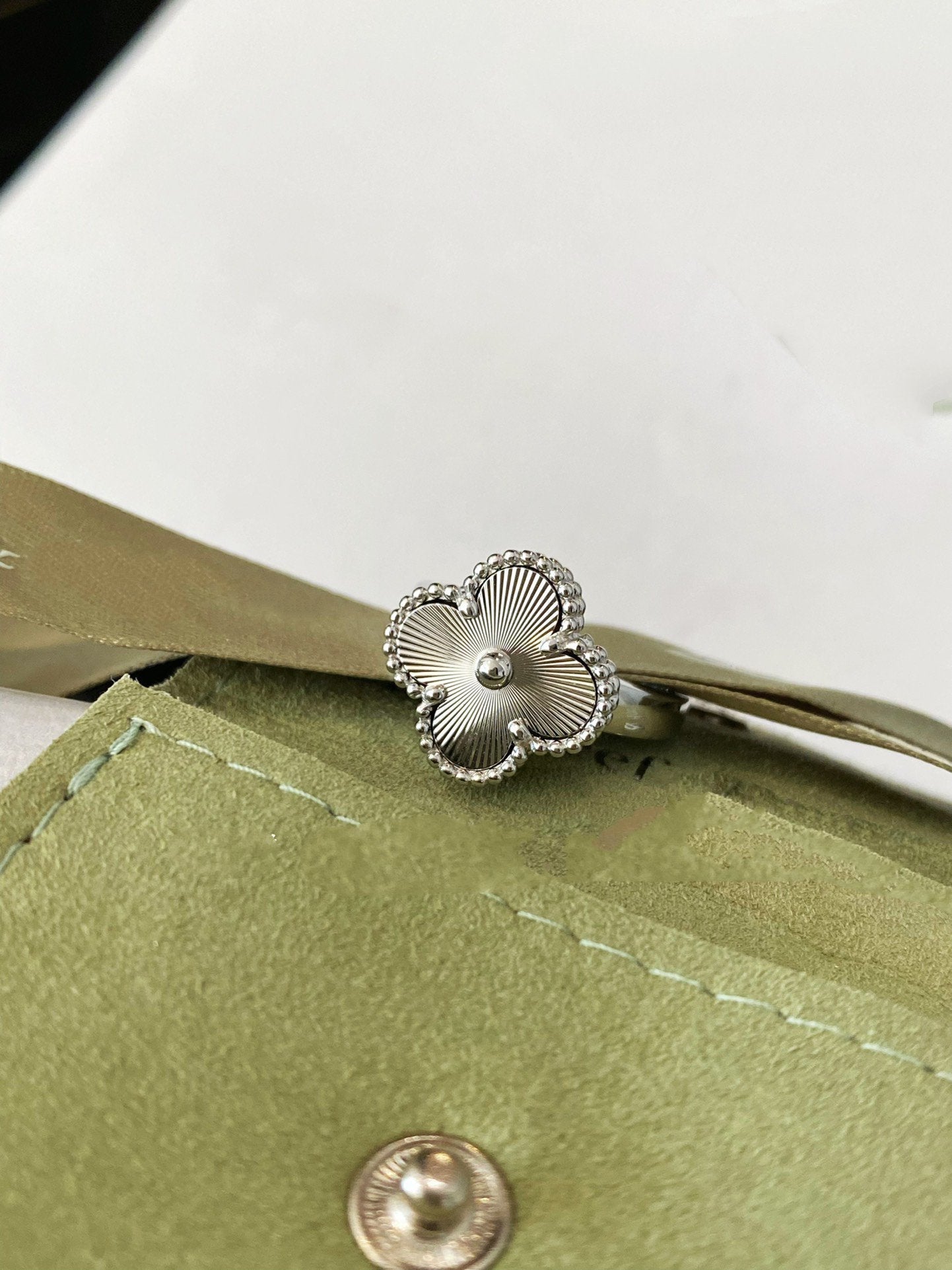 [Kismet Jewels ]CLOVER SILVER RING