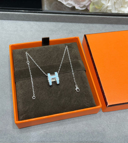 [Kismet Jewels ]POP H SKY BLUE NECKLACE