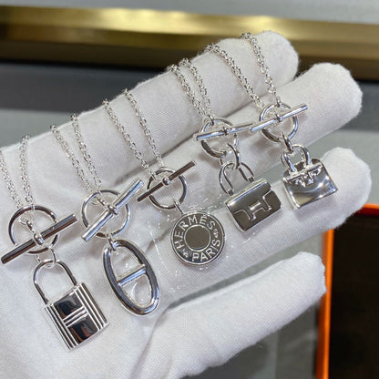 [Kismet Jewels ]CONSTANCE PEDANT SILVER NECKLACE