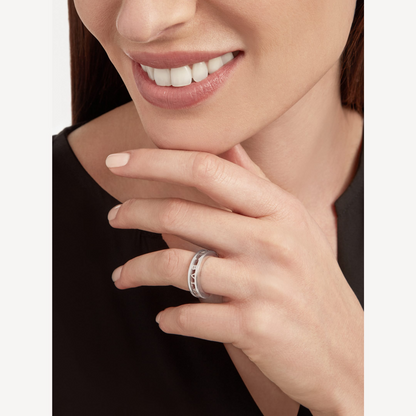 [Kismet Jewels ]ZERO 1 ONE-BAND WITH OPENWORK LOGO SPIRAL RING