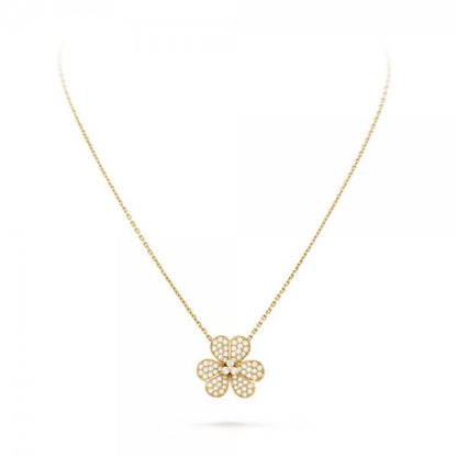 [Kismet Jewels ]FLOWER DIAMOND NECKLACE