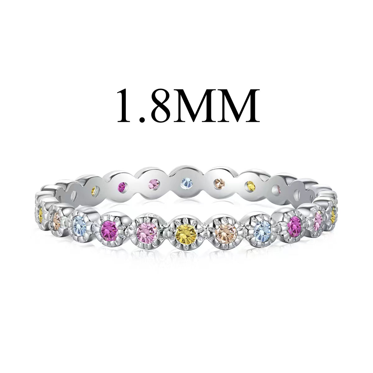 [Kismet Jewels ]Unique Scintillating Round Cut Daily Ring