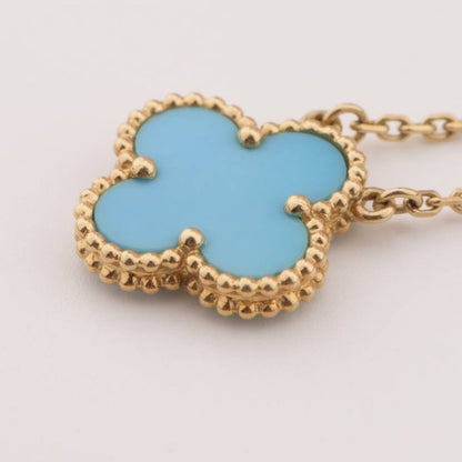 [Kismet Jewels ]CLOVER 15MM VINTAGE TURQUOISE NECKLACE