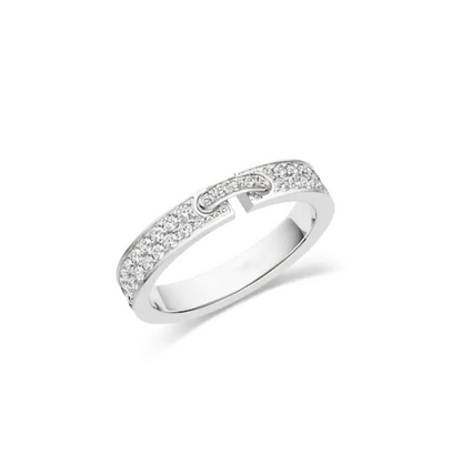 [Kismet Jewels ]ALLIANCE LIENS VIDENCE PAVED DIAMOND 4MM RING