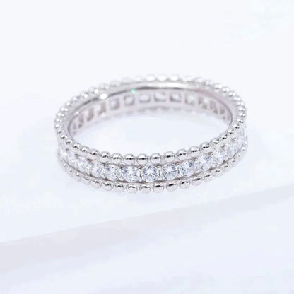 [Kismet Jewels ]PERLEE DIAMOND SILVER RING