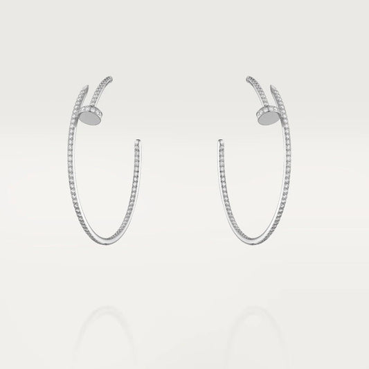 [Kismet Jewels ]JUSTE EARRINGS FULL DIAMONDS 1.8MM