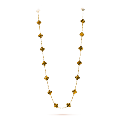 [Kismet Jewels ]CLOVER 20 MOTIFS TIGER EYE ROSE GOLD