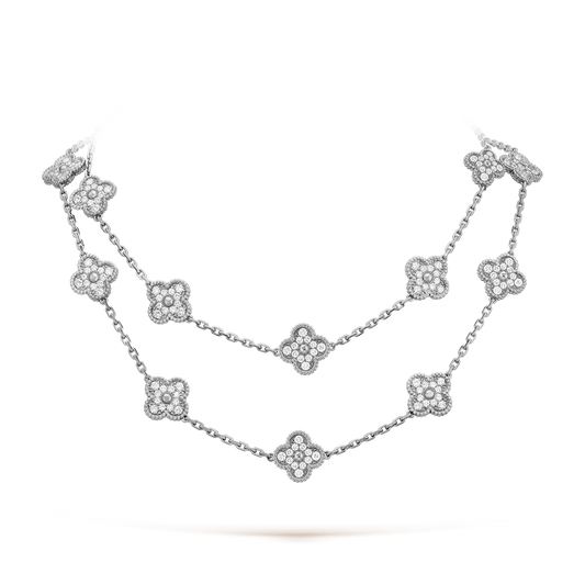 [Kismet Jewels ]CLOVER 20 MOTIFS DIAMOND SILVER