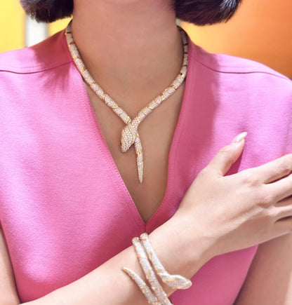 [Kismet Jewels ]HAUTE COUTURE GOLD SERPENTI NECKLACE