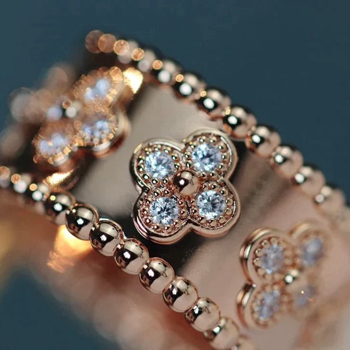 [Kismet Jewels ]CLOVER KALEIDOSCOPE RING 10MM