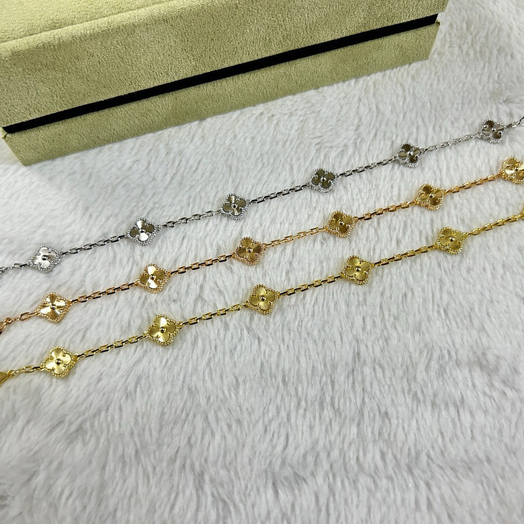[Kismet Jewels ]CLOVER 6 MOTIF DIAMOND BRACELET