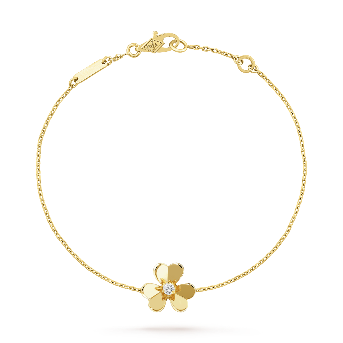 [Kismet Jewels ]FRIVOLE GOLD FLOWER PINK MALACHITE BRACELET