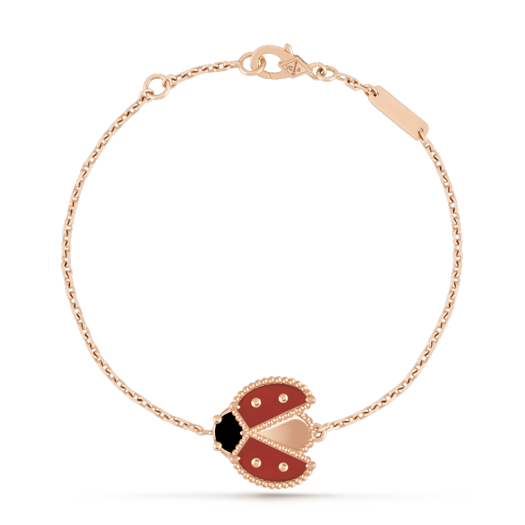 [Kismet Jewels ]LUCKY SPRING 1 MOTIF PINK GOLD BRACELET