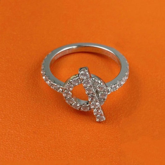 [Kismet Jewels ]ECHAPPEE RING SILVER DIAMOND