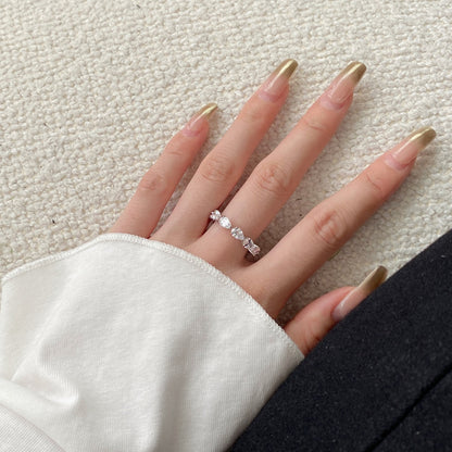 [Kismet Jewels ]Exquisite Pear Cut Tennis Ring