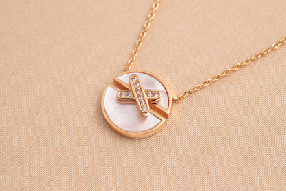 [Kismet Jewels ]JEUX DE PINK GOLD DIAMOND NECKLACE