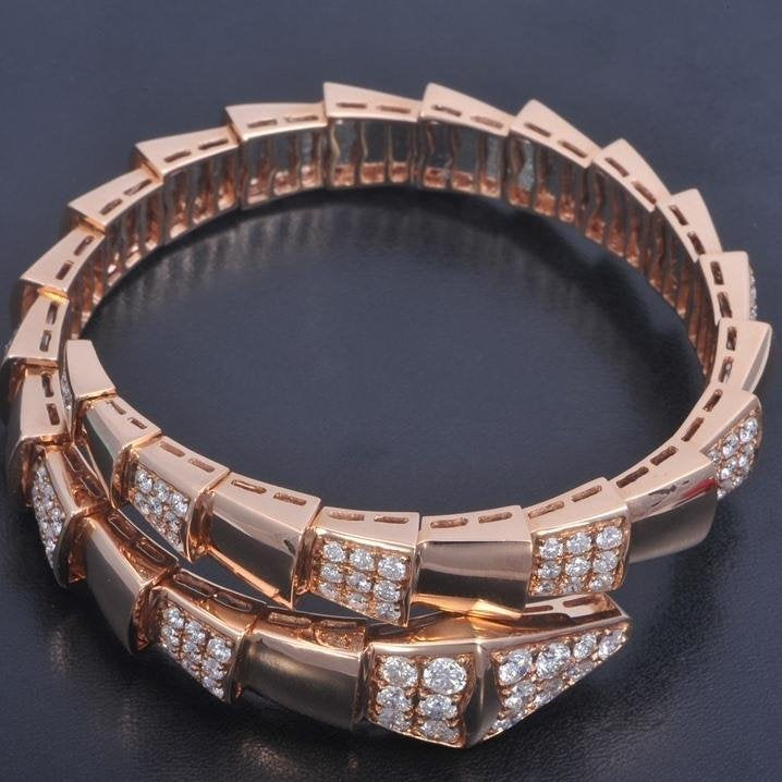 [Kismet Jewels ]SERPENTI BRACELET PINK GOLD DIAMOND
