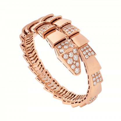 [Kismet Jewels ]SERPENTI WIDE BRACELET PINK GOLD DIAMOND