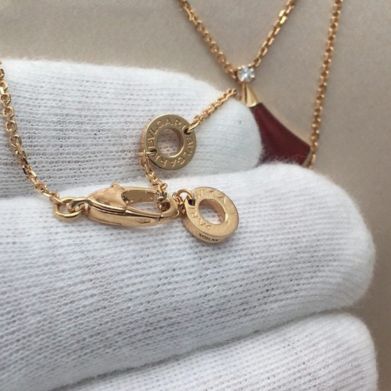 [Kismet Jewels ]DREAM NECKLACE CARNELIAN 1 DIAMOND