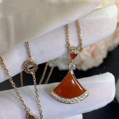 [Kismet Jewels ]DREAM NECKLACE CARNELIAN DIAMOND