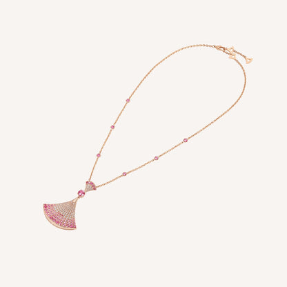 [Kismet Jewels ]DREAM NECKLACK DIAMOND PINK GOLD