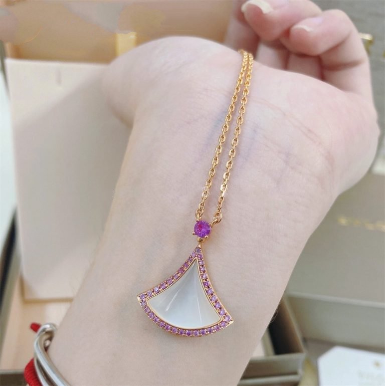 [Kismet Jewels ]DREAM NECKLACE MOP DIAMOND PINK