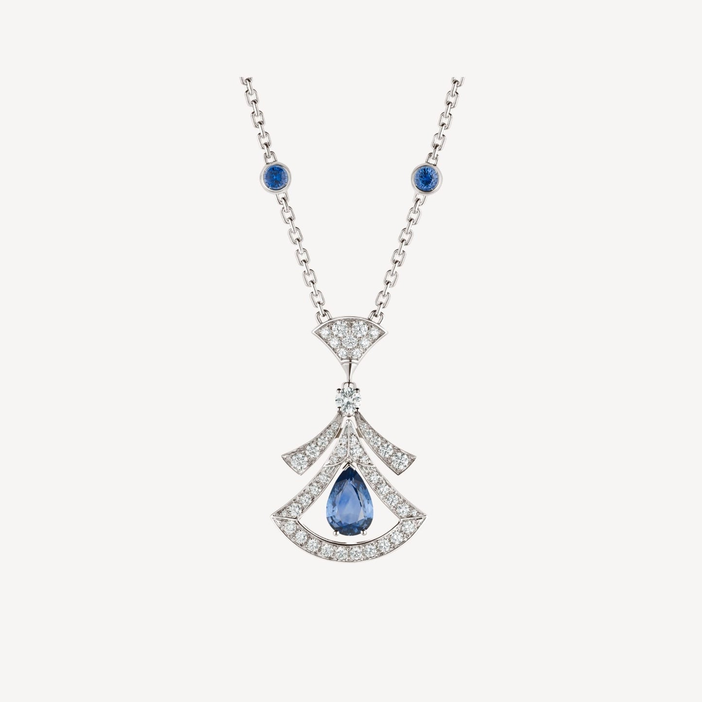 [Kismet Jewels ]DREAM NECKLACE AGATE DIAMOND SILVER