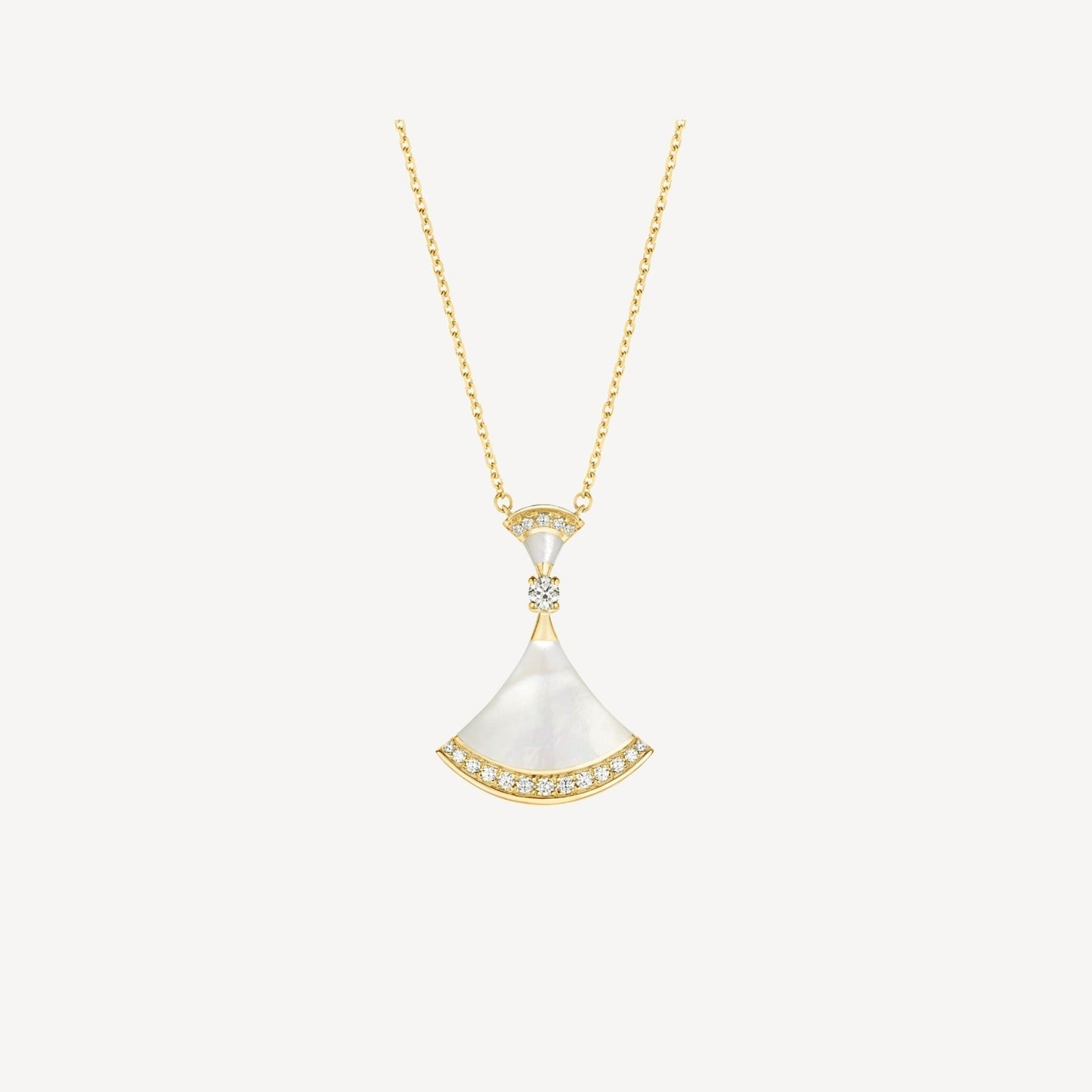 [Kismet Jewels ]DREAM NECKLACE MOP GOLD DIAMOND