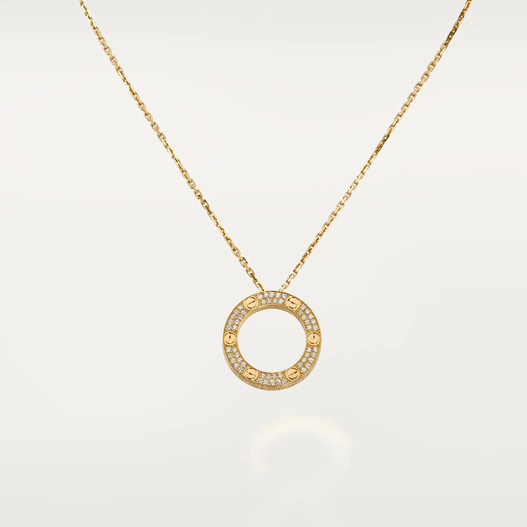 [Kismet Jewels ]LOVE NECKLACE ADJUSTABLE ROSE GOLD