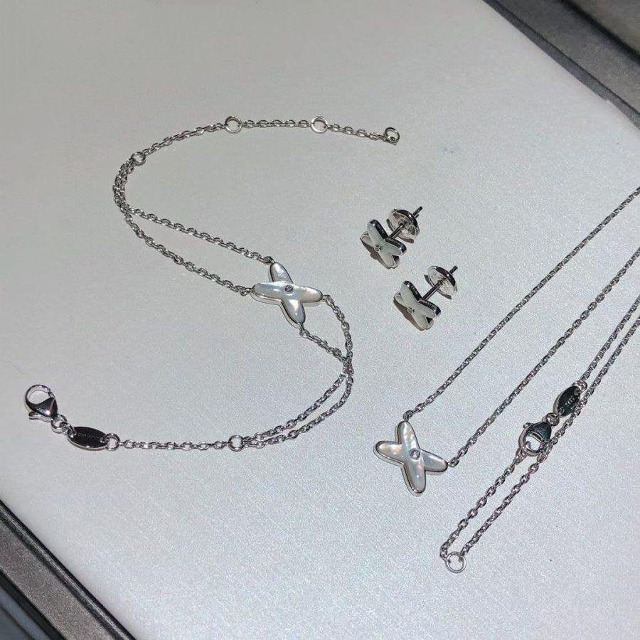 [Kismet Jewels ]JEUX BRACELET WHITE MOP SILVER 1 DIAMOND