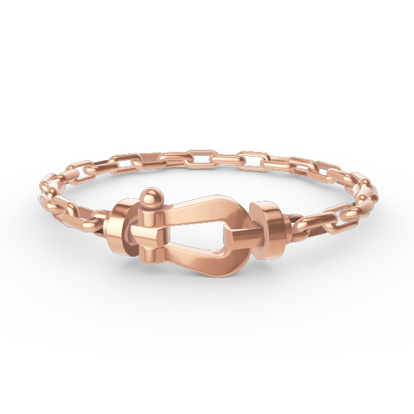 [Kismet Jewels ]FORCE LARGE HORSESHOE CLASP  METAL BRACELET