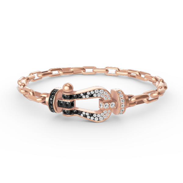 [Kismet Jewels ]FORCE LARGE HORSESHOE CLASP  METAL BRACELET