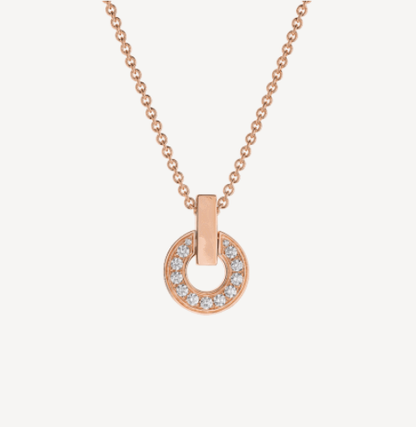 [Kismet Jewels ]GARI NECKLACE PINK GOLD DIAMOND
